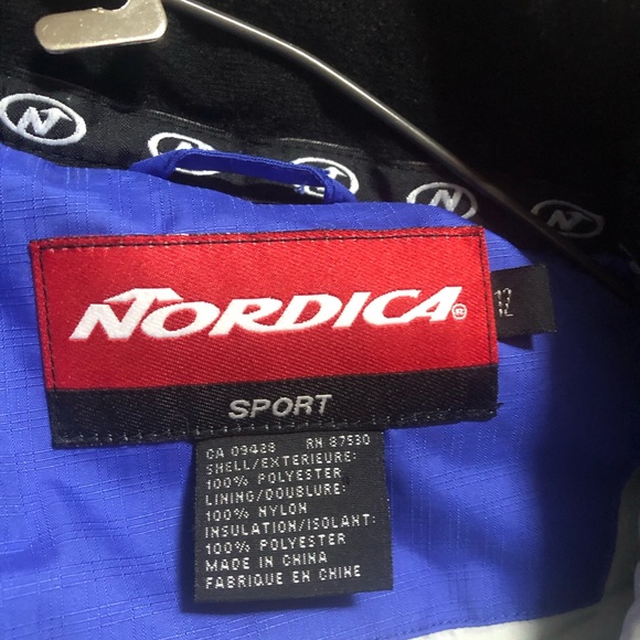 Nordica Mint Vintage Blue Snowsuit with belt - Picture 4 of 4